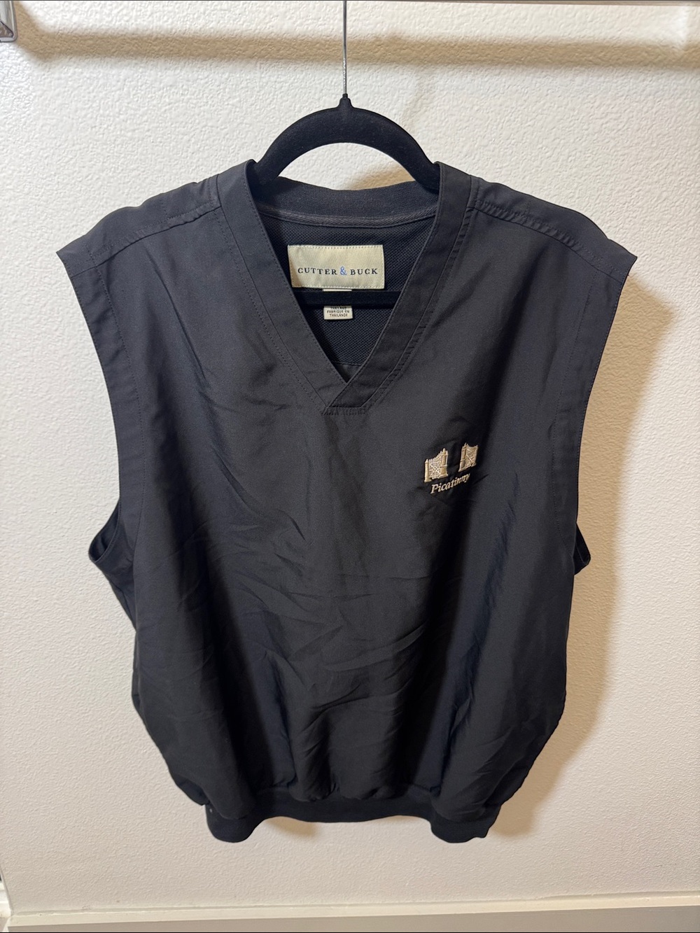 Cutter & Buck Men's Black Vintage Sleevless shirt